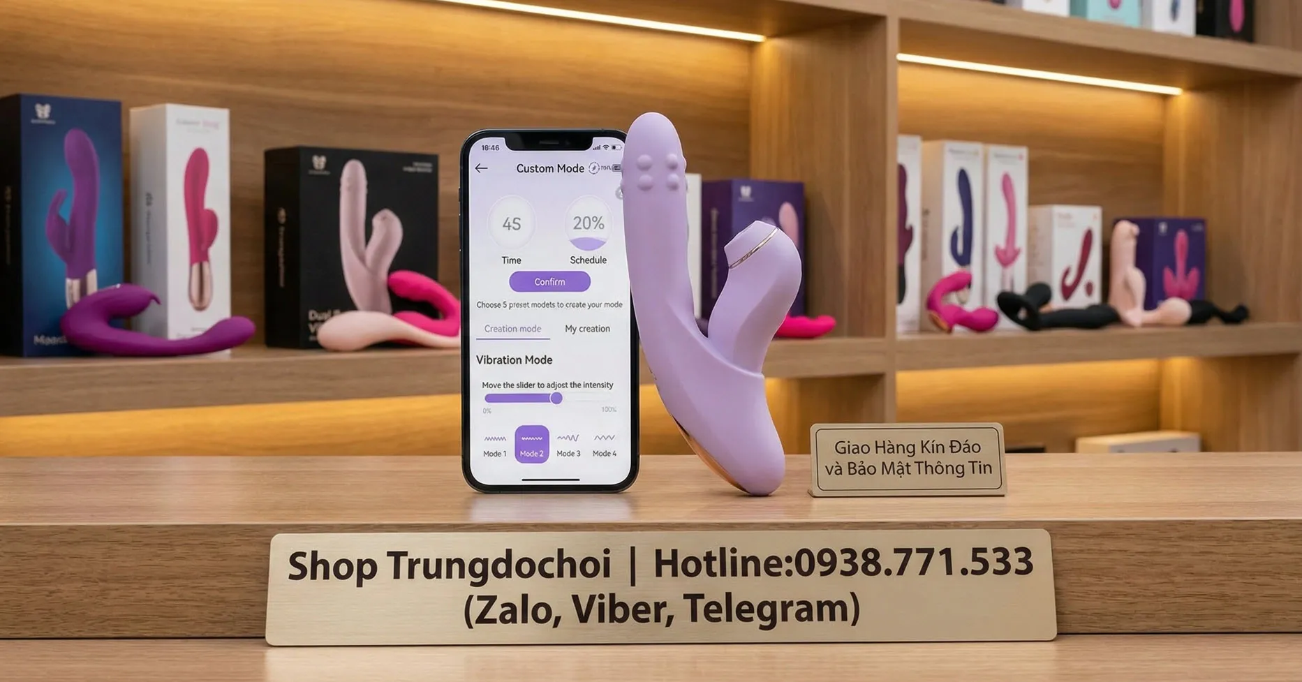 dương vật giả Svakom DuoGlow dương vật giả Svakom DuoGlow