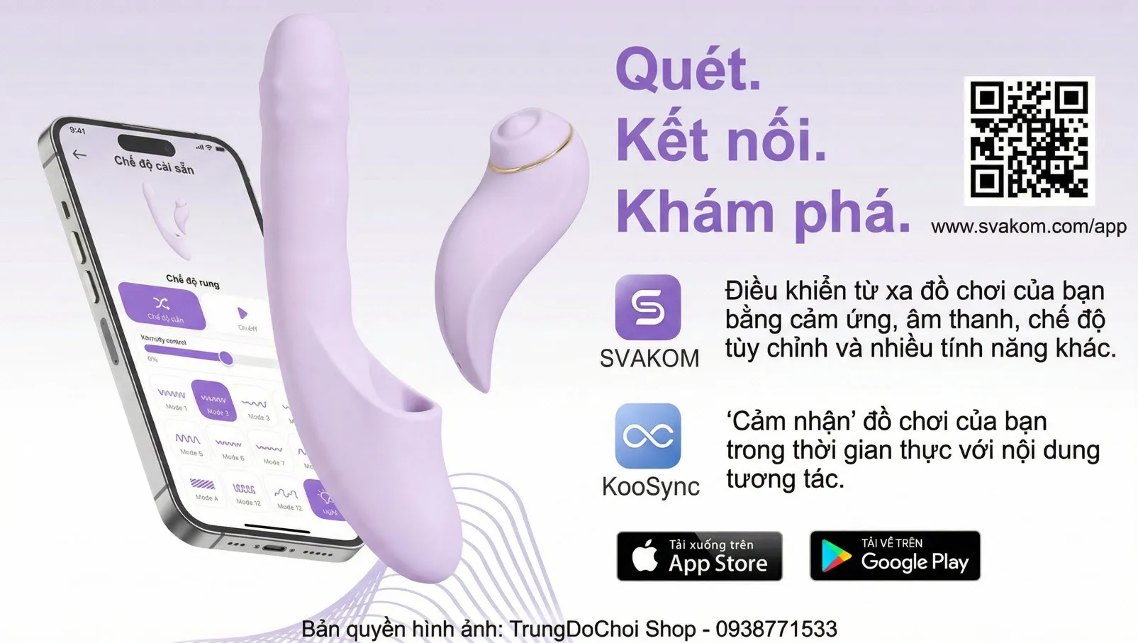 dương vật giả Svakom DuoGlow dương vật giả Svakom DuoGlow