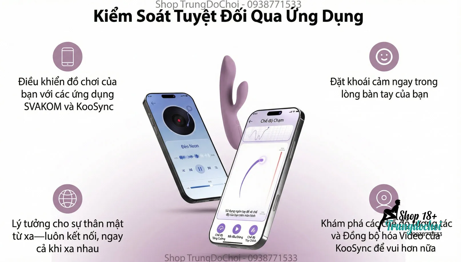 Svakom Trysta Neo Máy Rung Thỏ Bi Lăn Svakom Trysta Neo Máy Rung Thỏ Bi Lăn