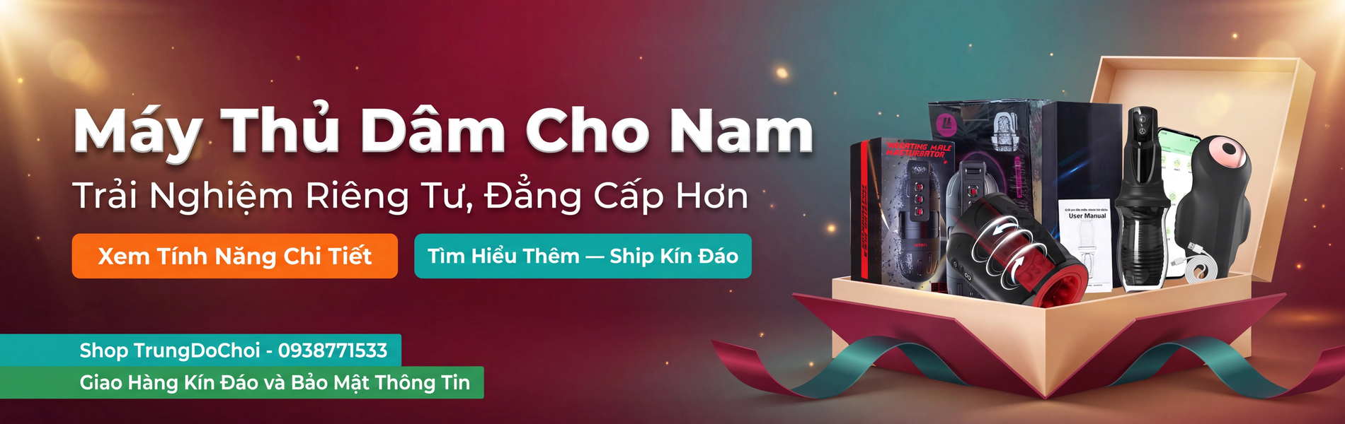 Máy Thủ Dâm Dành Cho Nam 