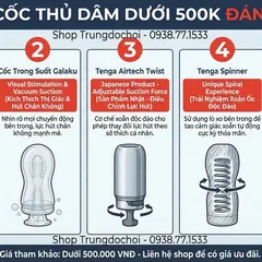 Top 5 Cốc Thủ Dâm Tốt Nhất Dưới 500k Cho Sinh Viên 