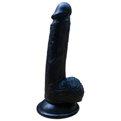 Dương Vật Giả Gắn Tường Màu Đen Kích Thước 15*3,5cm