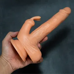 Dương vật giả gắn tường dài 16cm rung thụt ngoáy có nhiệt độ