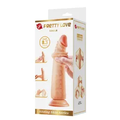 Dương Vật Giả Prettylove Kable Silicon 2 Lớp Mềm Mịn Như Thật