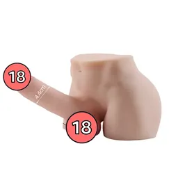 Mông Silicon Dương Vật Giả 18cm Siêu Thực Tế & Đầm Tay