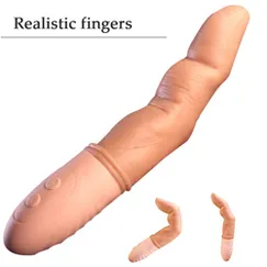 Ngón Tay Silicon Rung Siêu Mạnh Móc Cua Cực Kỳ Sướng Nhé Các Bạn