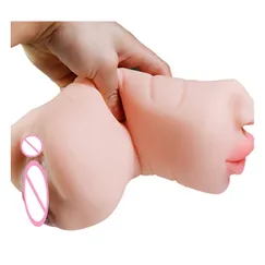 Âm Hộ Giả Silicon Hai Đầu Mềm Mịn Như Thật