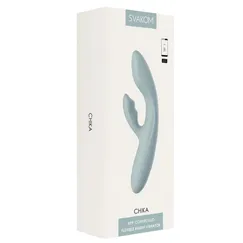 Dương Vật Giả Svakom Chika Rung 5 Tần Số Có Nhiệt Độ Điều Khiển Bằng App