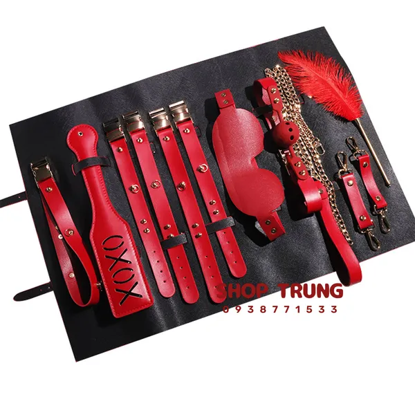 Set BDSM XOXO Bộ Sưu Tập 9 Món Hoàn Hảo Cho Khởi Đầu Bạo Dâm Đầy Kích Thích