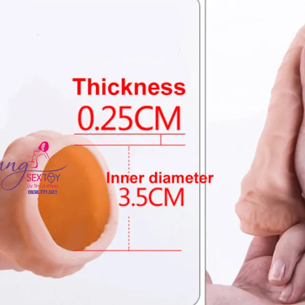 Bao Cao Su Tăng Kích Thước Dương Vật Có Gai Maxman 02