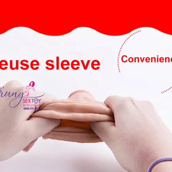 Bao Cao Su Tăng Kích Thước Dương Vật Có Gai Maxman 02