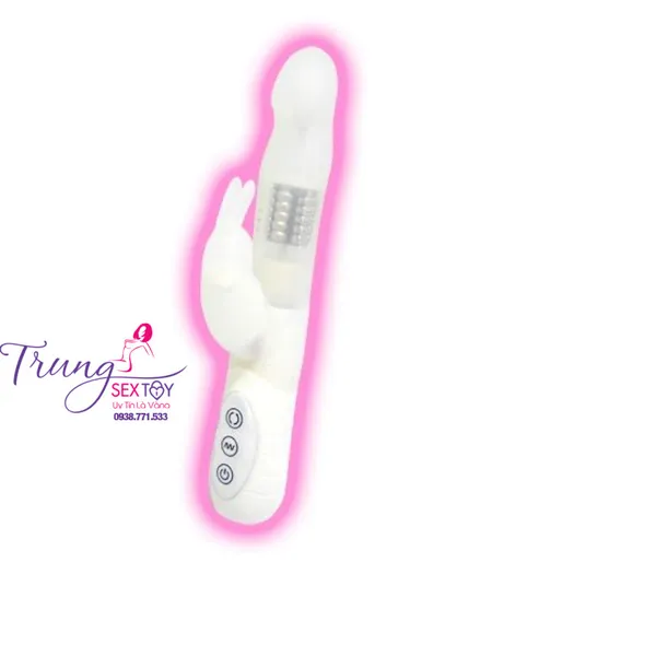 Dương Vật Giả Màu Trắng Rung Xoay Cực Thú Vị