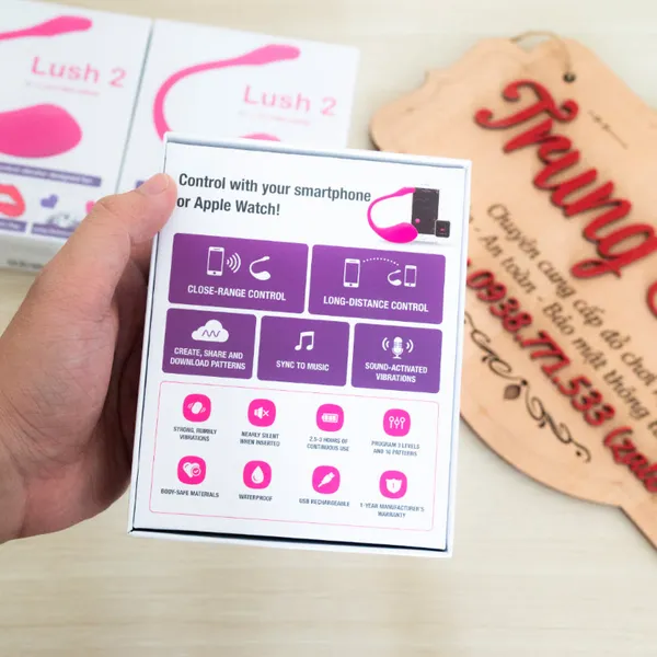 Trải nghiệm mới với trứng rung cao cấp Lovense Lush 2 