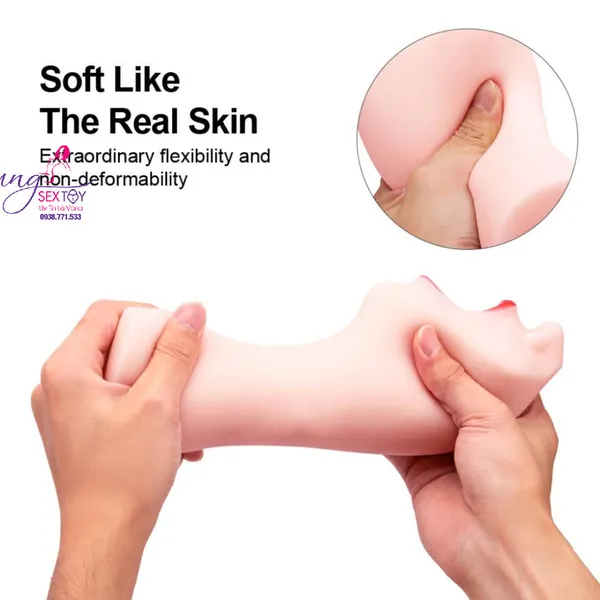 Dụng Cụ Thủ Dâm Nguyên Khối Silicon Orasex Y Như Thật 