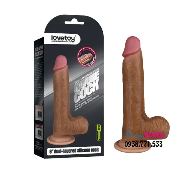 Dương vật giả Lovetoy 8 inch Nature Cock sứ giả của tình yêu