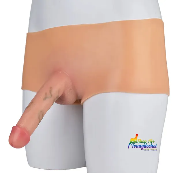 Dương Vật Giả Liền Quần Cho Les Dài 16,5cm Thiết Kế Ôm Sát