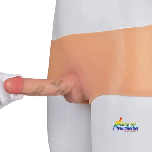 Dương Vật Giả Liền Quần Cho Les Dài 16,5cm Thiết Kế Ôm Sát