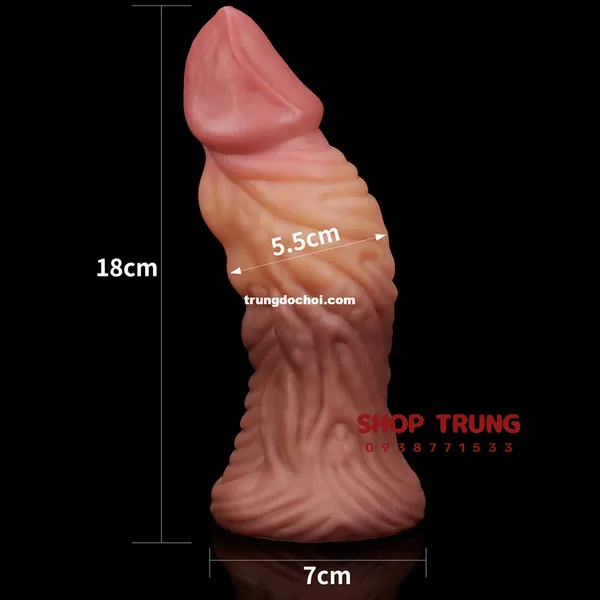 Dương Vật Giả Lovetoy 18cm Siêu Mềm Silicon Platinum