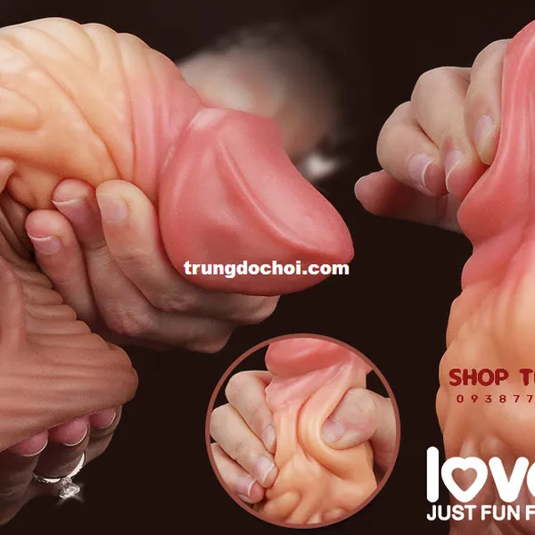Dương Vật Giả Lovetoy 18cm Siêu Mềm Silicon Platinum