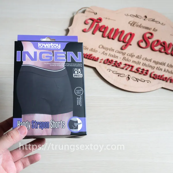 Combo Sextoy Dành Cho Lesbian Quần Cotton Kèm Dương Vật