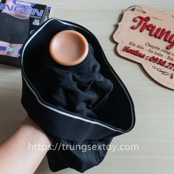 Combo Sextoy Dành Cho Lesbian Quần Cotton Kèm Dương Vật