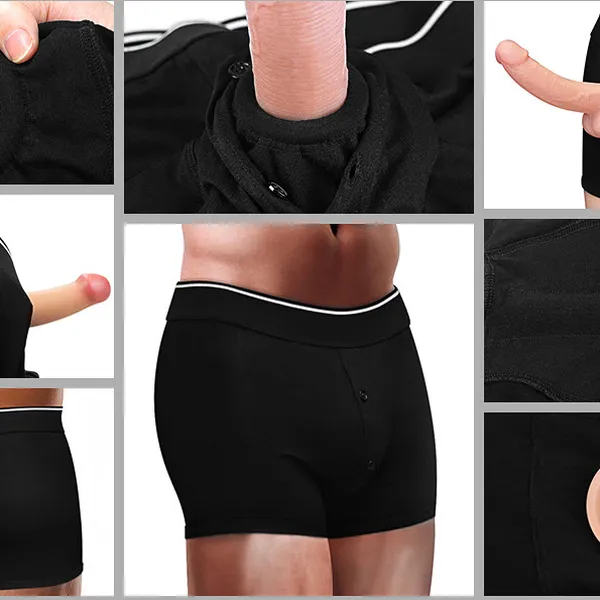 Combo Sextoy Dành Cho Lesbian Quần Cotton Kèm Dương Vật