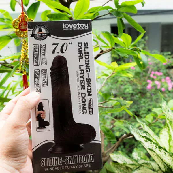 Dương vật giả gắn tường da trượt 7 inch - Lựa chọn số 1 cho nàng 