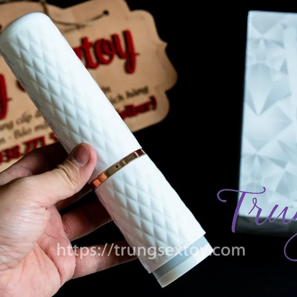 Máy thủ dâm Mini rung thụt có nhiệt độ dành cho nữ