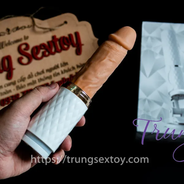 Máy thủ dâm Mini rung thụt có nhiệt độ dành cho nữ