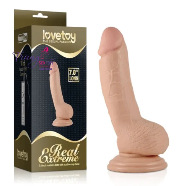 Dương vật giả Lovetoy 7 inch cong kích thích tận cùng điểm G