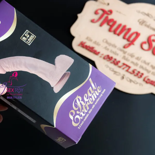 Dương vật giả Lovetoy 8.5 inch cong cao cấp tuyệt đỉnh