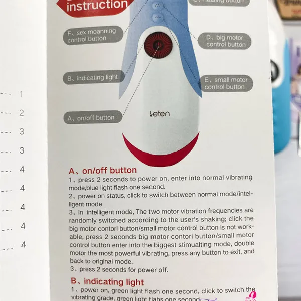 Kích thích, bú liếm dương vật với máy Oralsex Leten  
