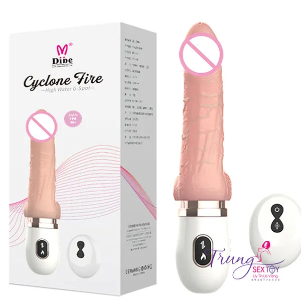 Dương vật giả Dibe điều khiền từ xa có nhiệt siêu phê