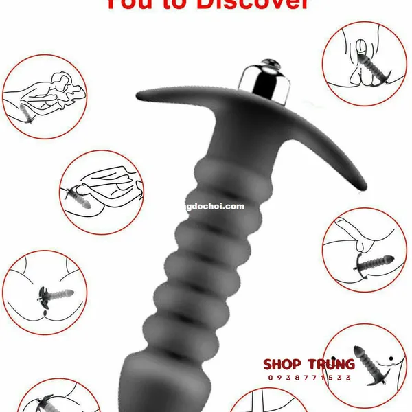 Đồ Chơi Kích Thích Hậu Môn Cầm Tay 10cm