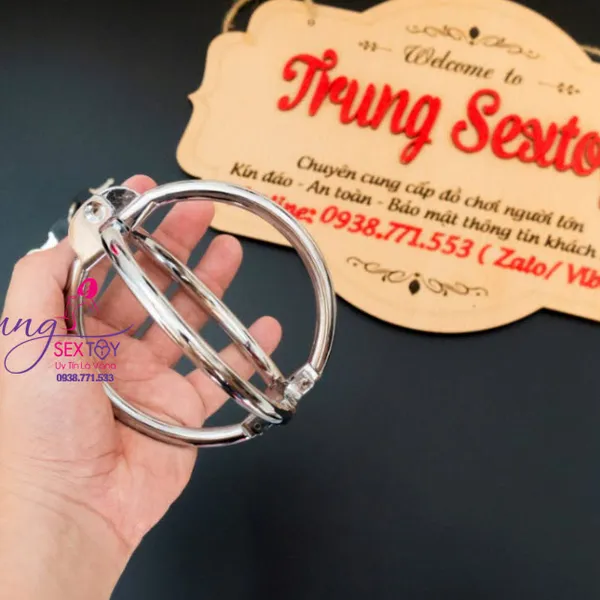 Đô Chơi BDSM Khóa Tay Chữ X Làm Bằng Thép Không Gỉ