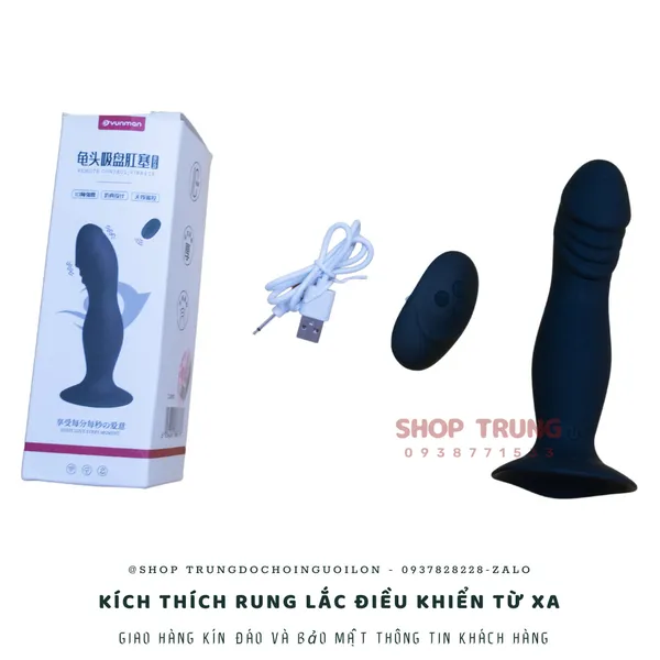 Dụng cụ massage kích thích rung lắc điều khiển từ xa