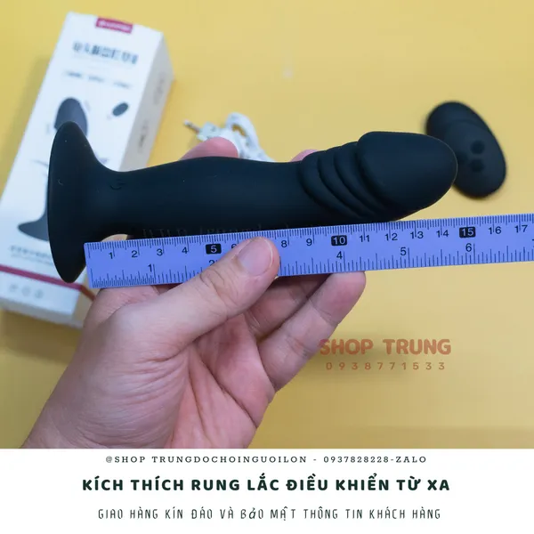 Dụng cụ massage kích thích rung lắc điều khiển từ xa