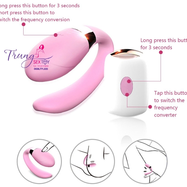 Trứng Rung Không Dây Dibe Điều Khiển Từ Xa 