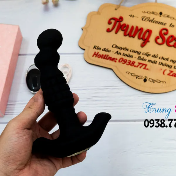Kích Thích Hậu Môn Rung Xoay 360 Độ Điều Khiển Từ Xa
