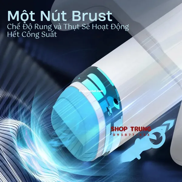 Dụng Cụ Tự Sướng Máy Bay Tự Động Co Thắt và Rung Thụt