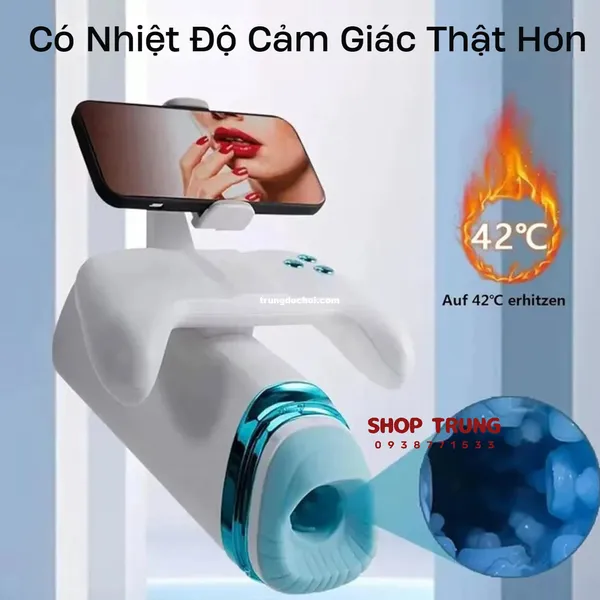 Dụng Cụ Tự Sướng Máy Bay Tự Động Co Thắt và Rung Thụt