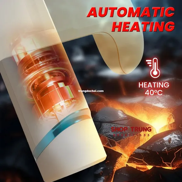 Dụng Cụ Tự Sướng Máy Bay Tự Động Co Thắt và Rung Thụt