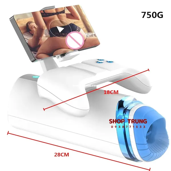 Dụng Cụ Tự Sướng Máy Bay Tự Động Co Thắt và Rung Thụt