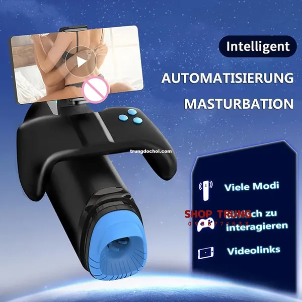 Dụng Cụ Tự Sướng Máy Bay Tự Động Co Thắt và Rung Thụt