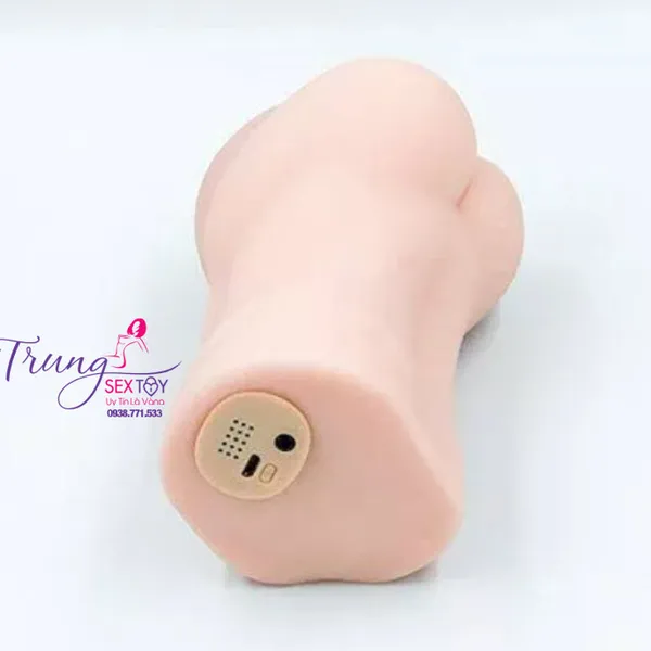  Âm Đạo Giả Cầm Tay Silicon Mềm Mịn Thiết Kế 4D Có Rung Siêu Mạnh