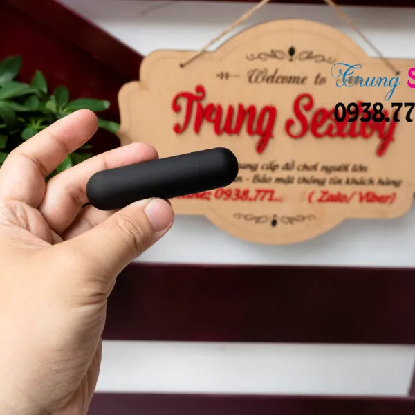 Trứng Rung Hình Viên Đạn Siêu Mạnh Điều Khiển Từ Xa 