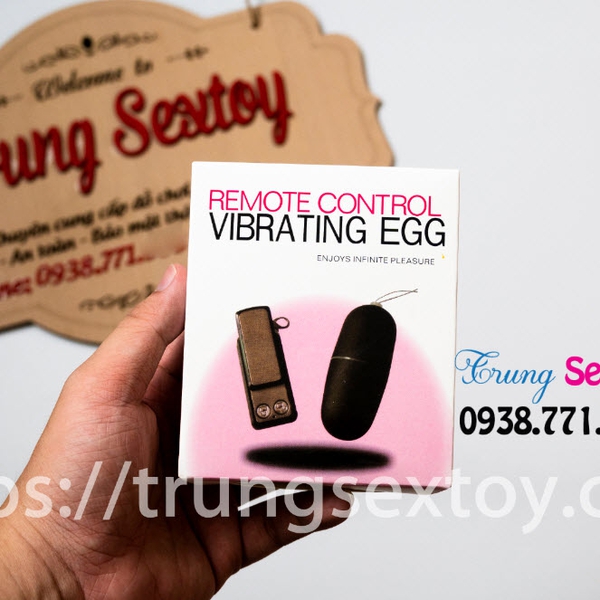 Trứng Rung Điều Khiển Từ Xa Thiết Kế Gọn Tiện Lợi 