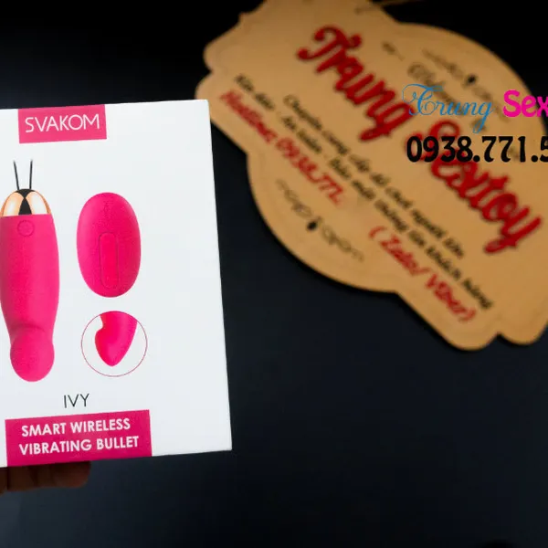 Svakom Ivy - Trứng rung tình yêu kích thích Massage Vùng Kín