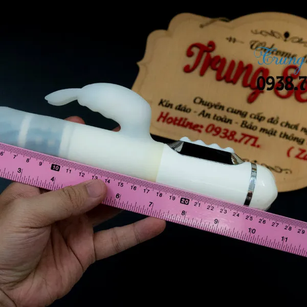 Dương Vật Giả Màu Trắng Rung Xoay Cực Thú Vị