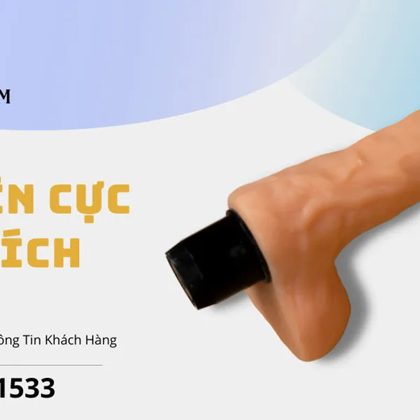 Dương vật giả Lovetoy Feel 8 inch kích thích điểm G tối đa